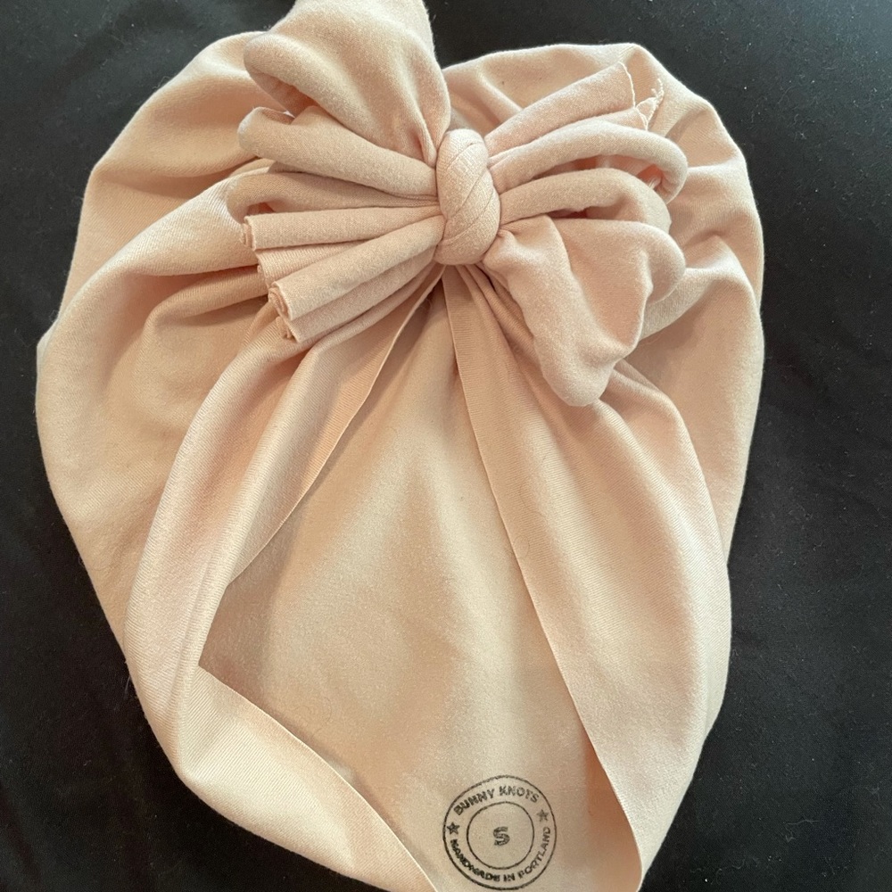 Bunny knots head wrap